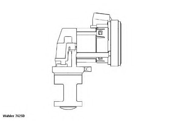 Supapa EGR MERCEDES E-CLASS T-Model (S211) (2003 - 2009) WAHLER 7625D piesa NOUA