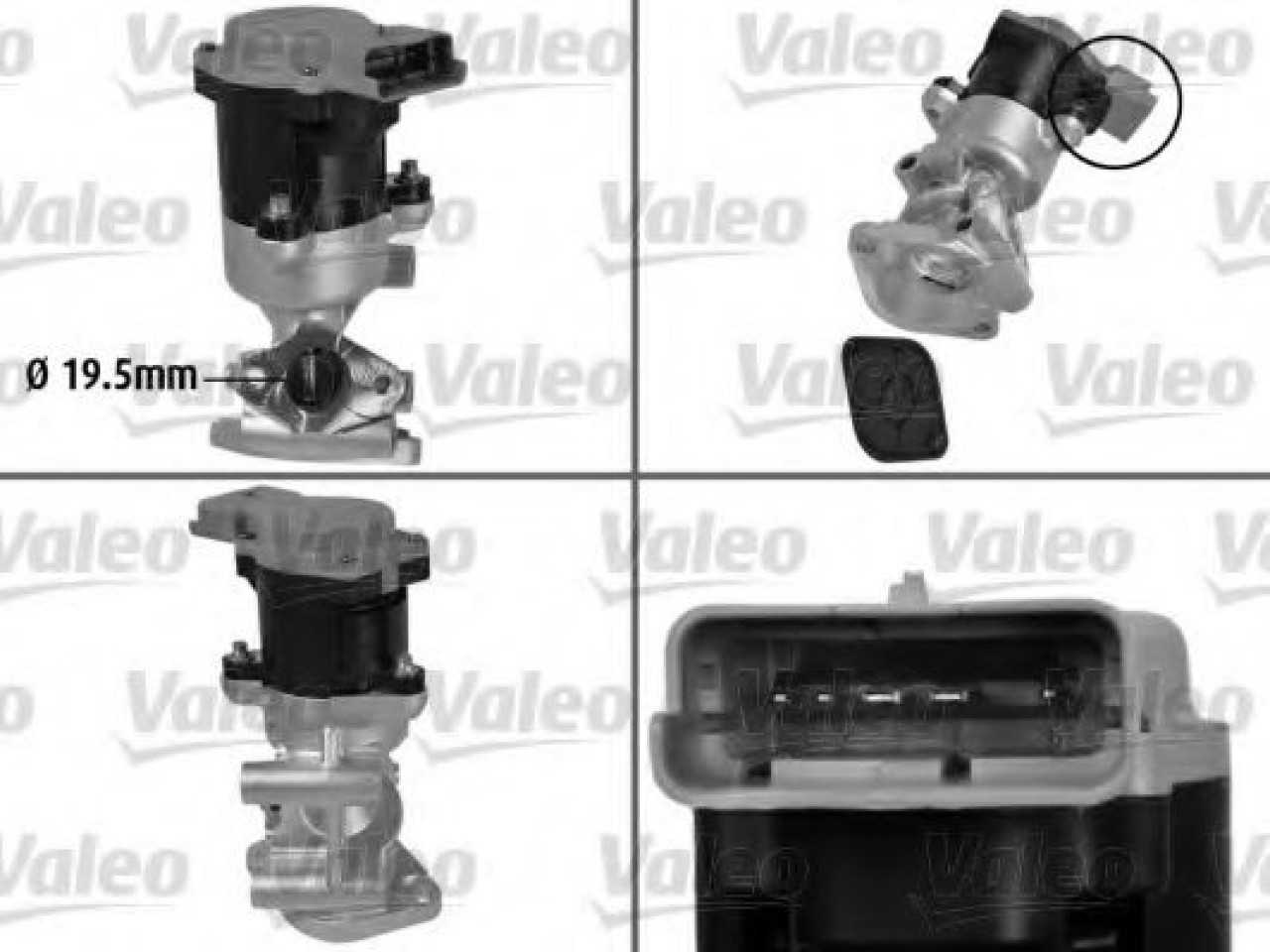 Supapa EGR PEUGEOT 407 (6D) (2004 - 2016) VALEO 700410 piesa NOUA