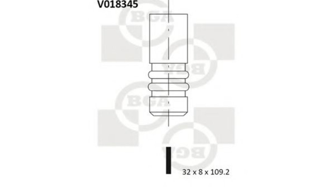 Supapa evacuare FORD MONDEO II (BAP) (1996 - 2000) BGA V018345 piesa NOUA