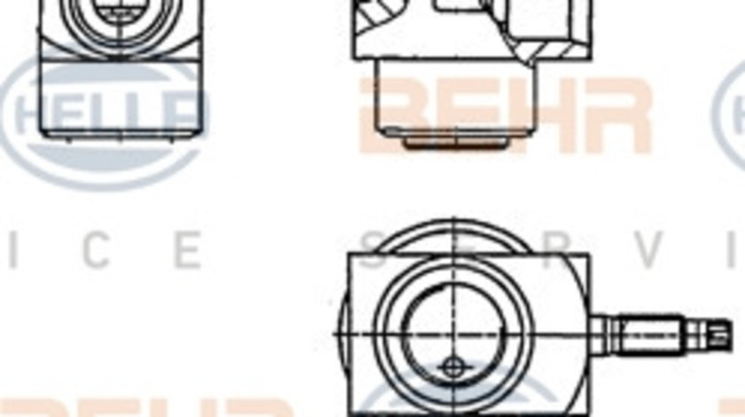 Supapa expansiune, clima (8UW351234201 HELLA) BMW,BMW (BRILLIANCE)