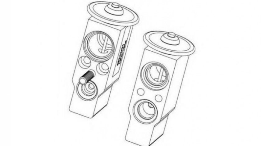 Supapa expansiune clima Mercedes limuzina (W124) 1984-1993 #2 1298300184