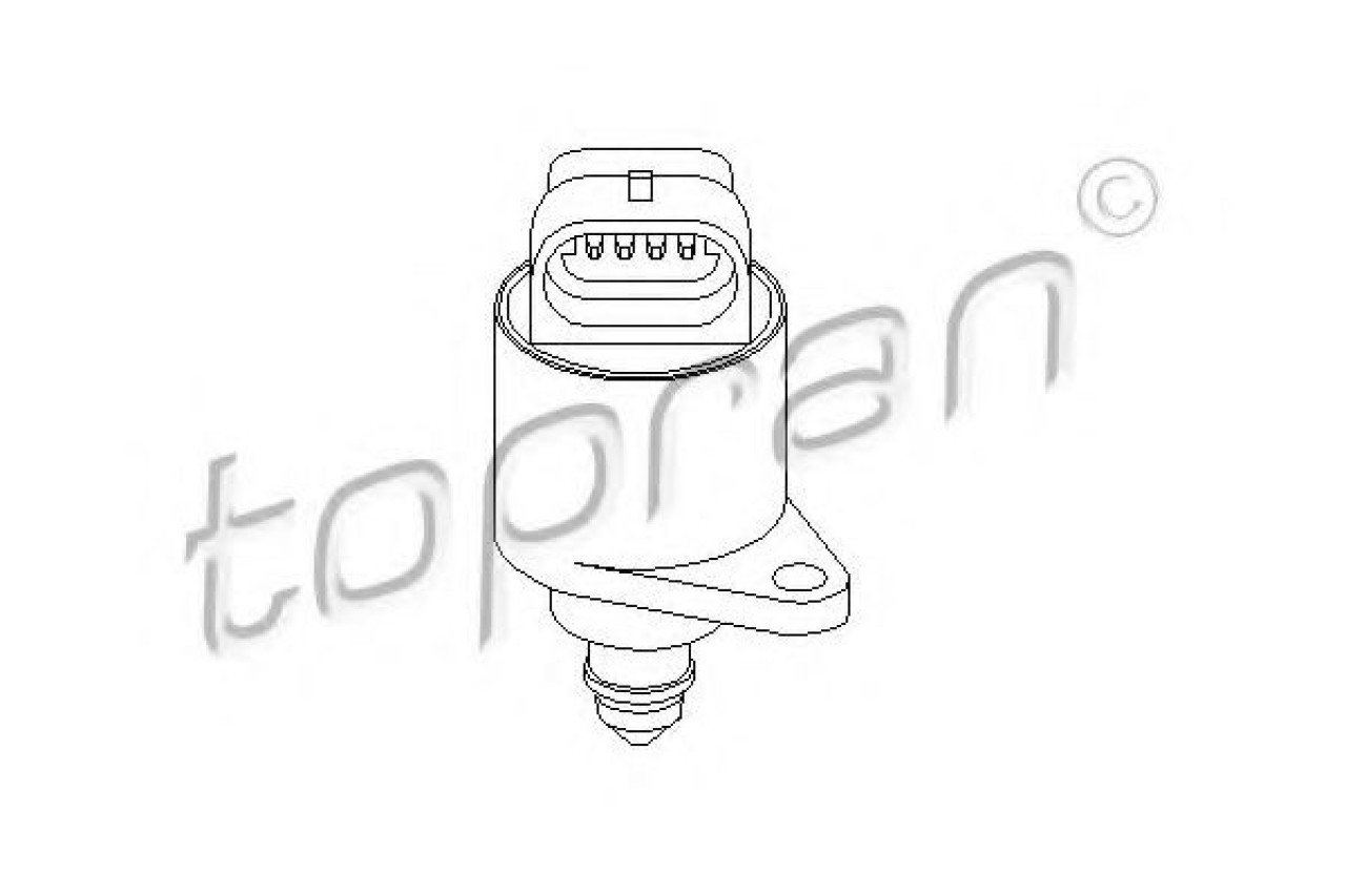 Supapa reglaj mers in gol,admisie aer PEUGEOT 306 (7B, N3, N5) (1993 - 2003) TOPRAN 721 462 piesa NOUA