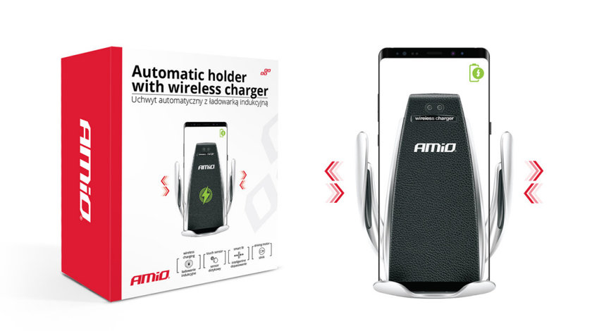 Suport Automat Cu încărcător Wireless Phw-01 Amio 02160