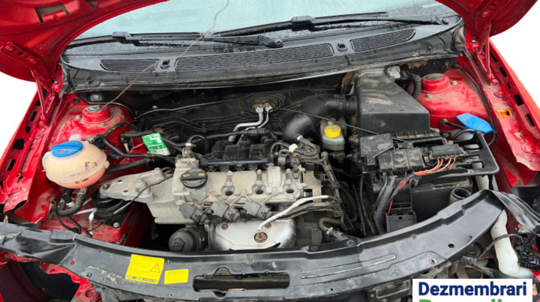 Suport bara fata stanga Skoda Fabia 5J [2007 - 2010] Hatchback 1.2 MT (60 hp) Cod motor: BBM, Cod cutie: JHN, Cod culoare: Corrida Red 8151