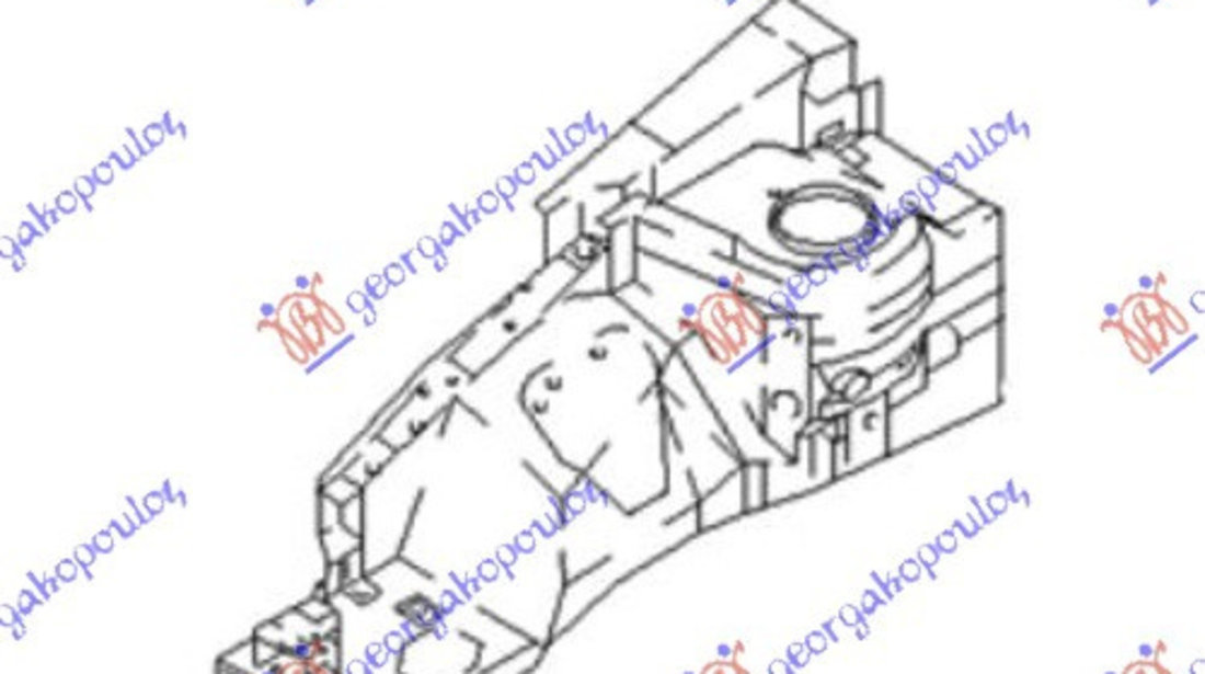 Suport Mijloc/Superior/Inferior-Arc - Hyundai Accent Sdn 1999 , 6450225350