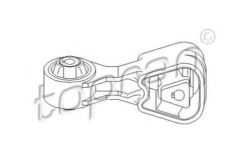 Suport motor CITROEN C5 I Estate (DE) (2001 - 2004) TOPRAN 722 156 piesa NOUA