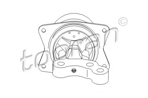 Suport motor OPEL VECTRA C (2002 - 2016) TOPRAN 207 553 piesa NOUA