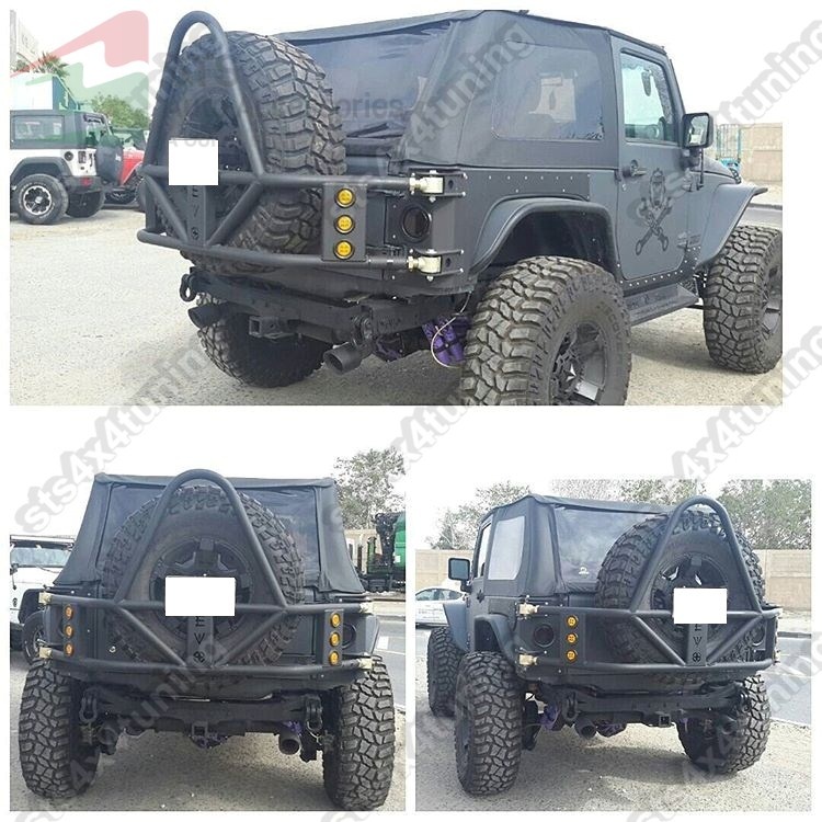 SUPORT ROATA DE REZERVA JEEP WRANGLER JK 2007-2017 [V3][MONSTER STYLE]