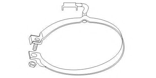 Suport, sistem de esapament OPEL ASTRA F Hatchback (53, 54, 58, 59) (1991 - 1998) ERNST 499651 piesa NOUA