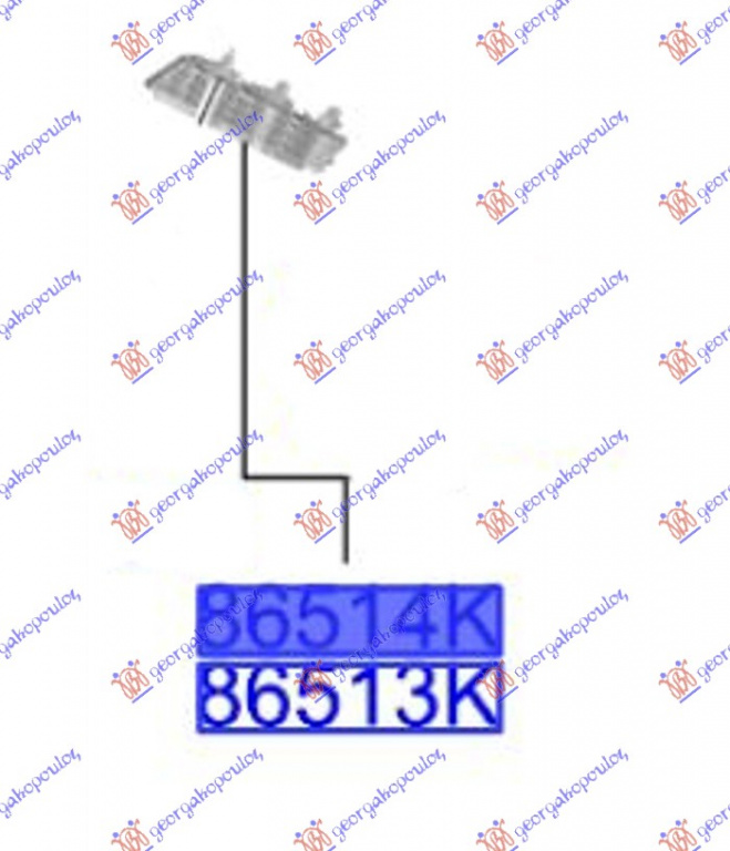 Suport Superior Stanga Bara Fata De Plastic Hyundai I10 2016-2017-2018-2019