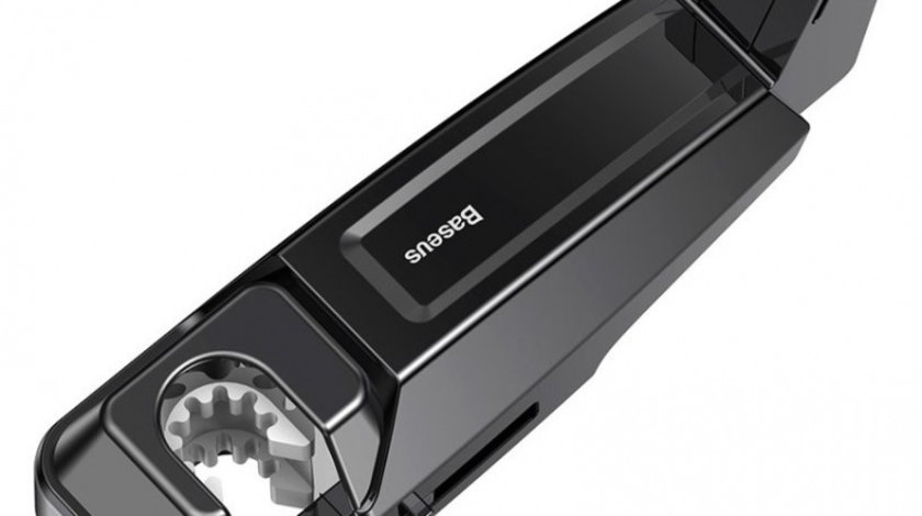 Suport Telefon Multifunctional Pentru Tetieră Pentru Scaunul Din Spate Auto Baseus Pentru Smartphone De 4,0-6,5 inchi, Negru SUHZ-A01
