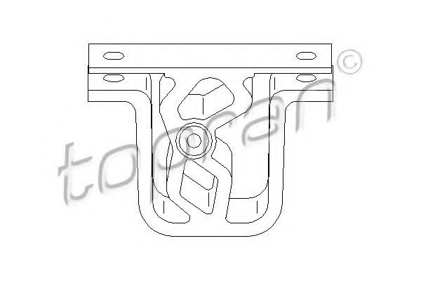 Suport, toba esapament BMW Seria 3 Cabriolet (E46) (2000 - 2007) TOPRAN 500 172 piesa NOUA