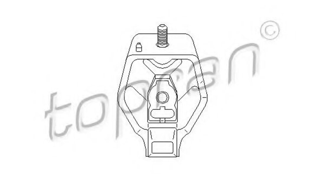 Suport, transmisie automata AUDI A6 (4A, C4) (1994 - 1997) TOPRAN 107 992 piesa NOUA