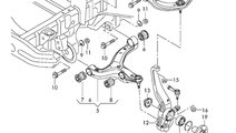 Suport trapez Volkswagen Amarok 2H 2015 2016 OEM 2...