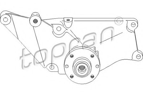 Suport, ventilator MERCEDES E-CLASS Combi (S124) (1993 - 1996) TOPRAN 400 016 piesa NOUA