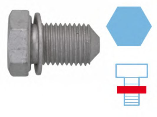 Surub de golire,baia de ulei AUDI A3 (8L1) (1996 - 2003) CORTECO 220125S piesa NOUA