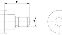 Surub, disc frana MERCEDES C-CLASS (W202) (1993 - ...