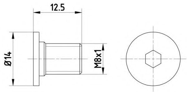 Surub, disc frana MERCEDES GLA-CLASS (X156) (2013 - 2016) TEXTAR TPM0002 piesa NOUA