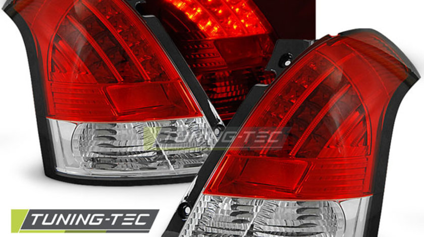 SUZUKI SWIFT 05.05-10 ROSU ALB LED