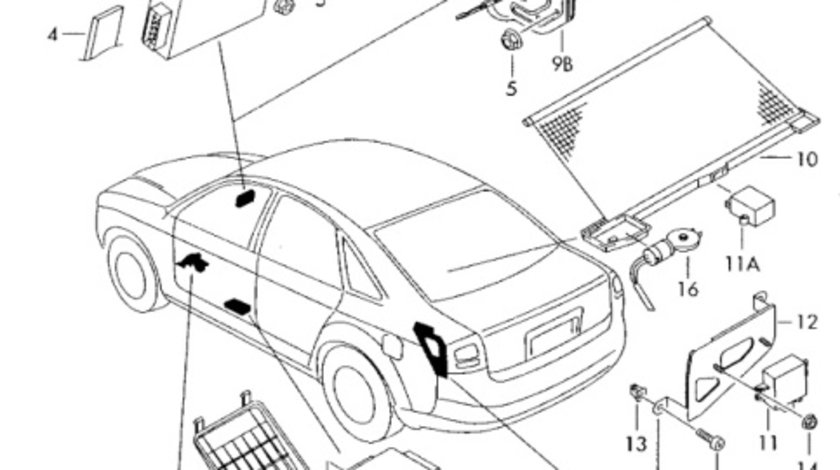 Switch frana 8E0927189 Audi A4 B6 Sedan 2003 1.8T AVJ OEM 8E0927189