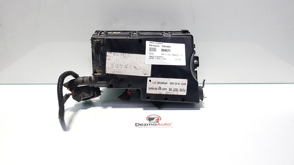 Tablou sigurante, Volvo V70 3, 1.6 diesel, D4164T, 518818000