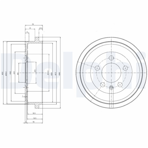 Tambur Frana Delphi Audi BF463