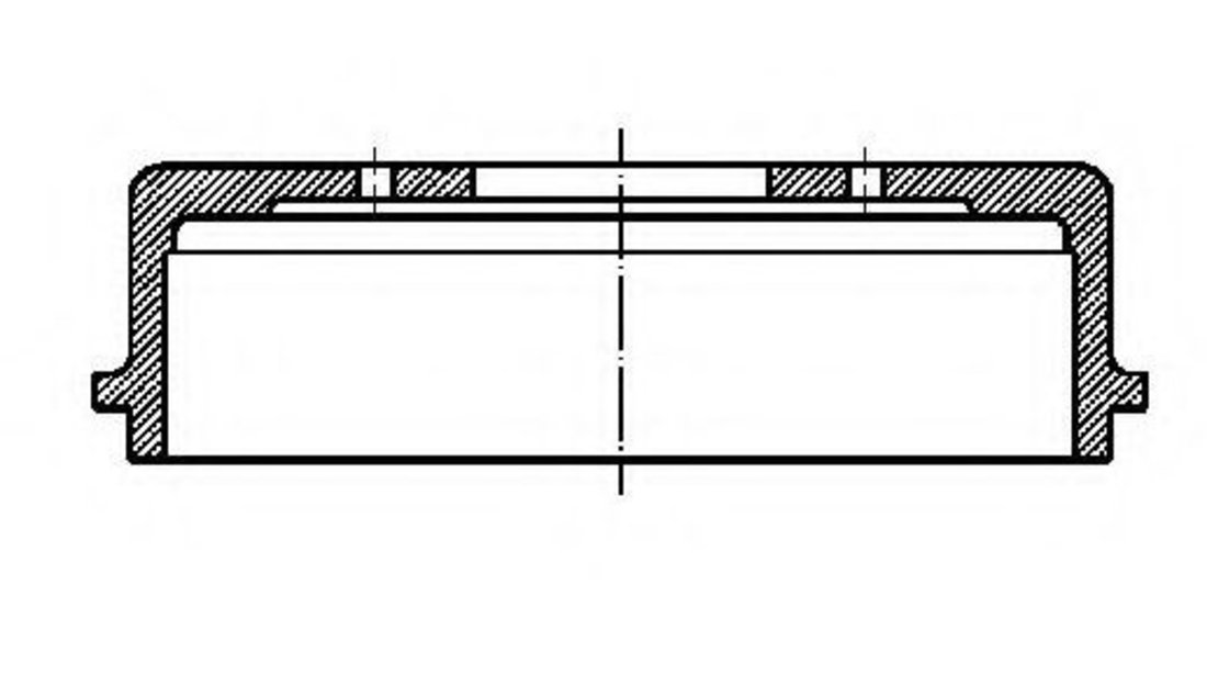 Tambur frana FIAT BRAVO I (182) (1995 - 2001) CIFAM 700-019 piesa NOUA