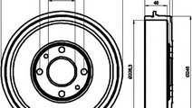 Tambur frana FIAT IDEA (350) (2003 - 2016) TEXTAR ...