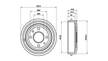 Tambur frana Fiat PUNTO Van (176L) 1996-2000 #2 09...