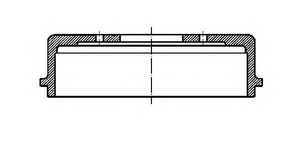 Tambur frana FORD TRANSIT caroserie (2006 - 2014) CIFAM 700-368 piesa NOUA