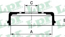 Tambur frana FORD TRANSIT caroserie (FA) (2000 - 2...