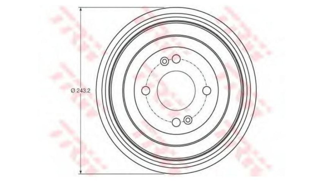 Tambur frana Hyundai i10 (PA) 2007-2016 #2 1825253413