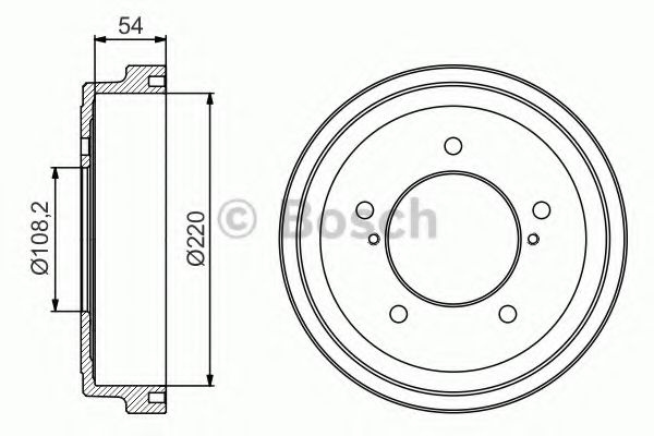 Tambur frana SUZUKI GRAND VITARA I (FT) (1998 - 2005) BOSCH 0 986 477 213 piesa NOUA