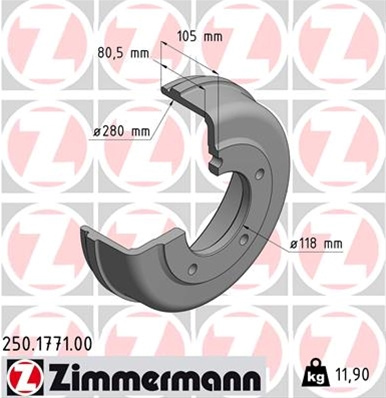 Tambur Frana Zimmermann Ford 250.1771.00