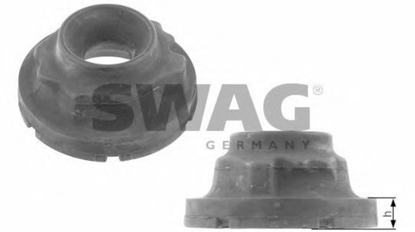 Tampon cauciuc, suspensie AUDI A1 (8X1, 8XK, 8XF) (2010 - 2016) SWAG 30 92 6620 piesa NOUA