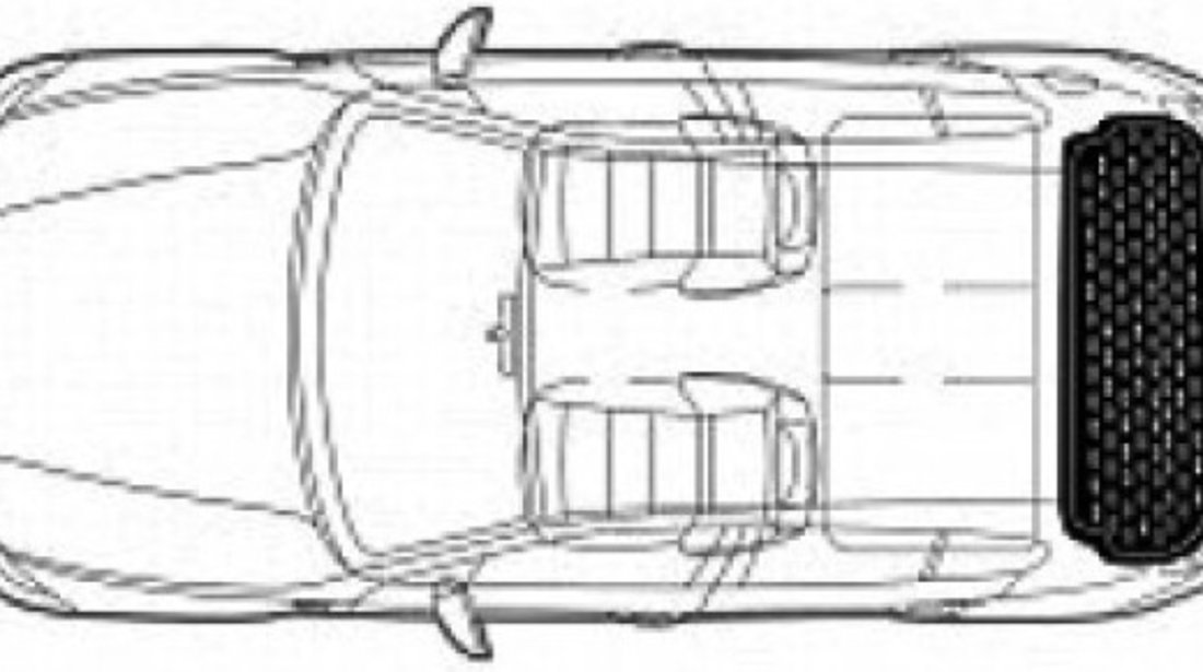 Tavita Portbagaj Volkswagen Golf 7 2013-2020 Negru PB 7007 / PBA1 180924-7