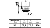 Teava flexibila, esapament VW PASSAT (3B2) (1996 -...