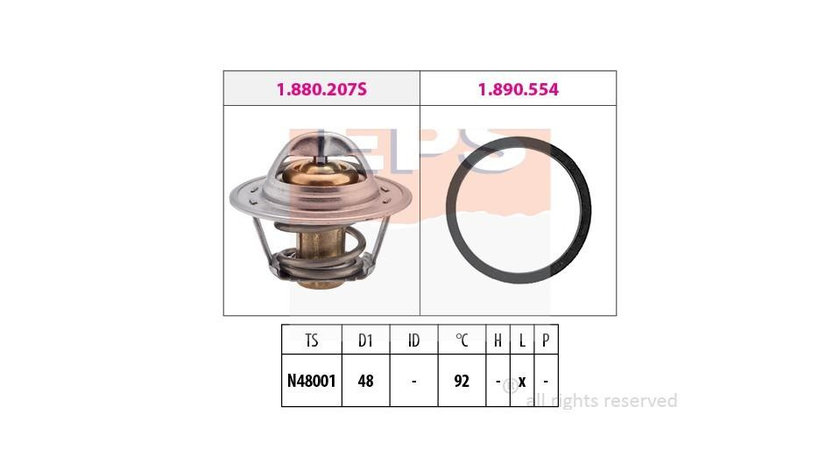 Termostat Audi AUDI 50 (86) 1974-1978 #2 03038094