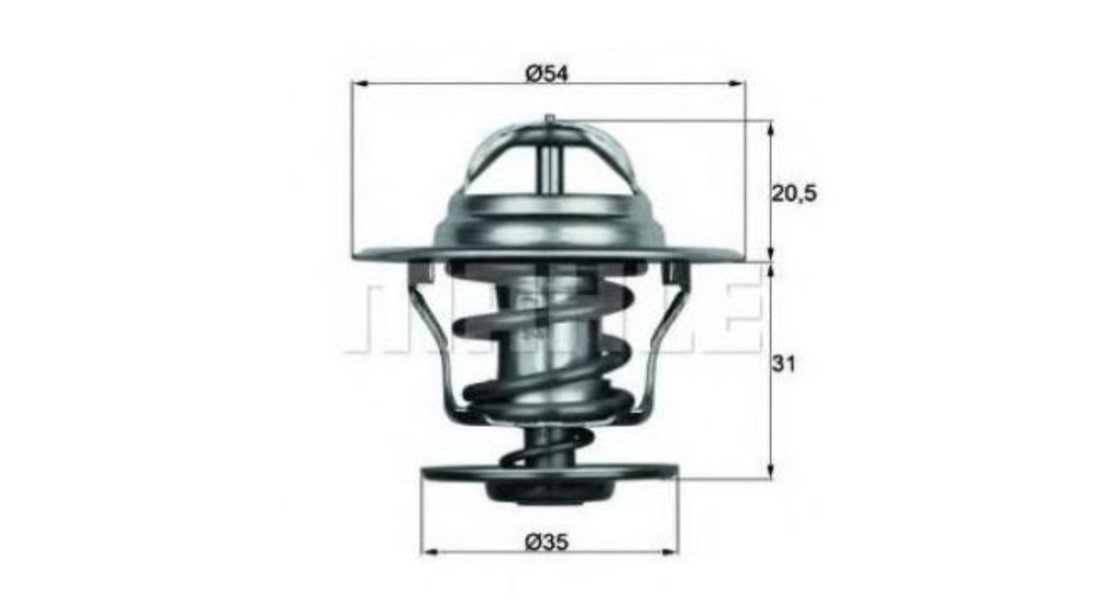 Termostat Audi AUDI 90 (81, 85, B2) 1984-1987 #2 037121113