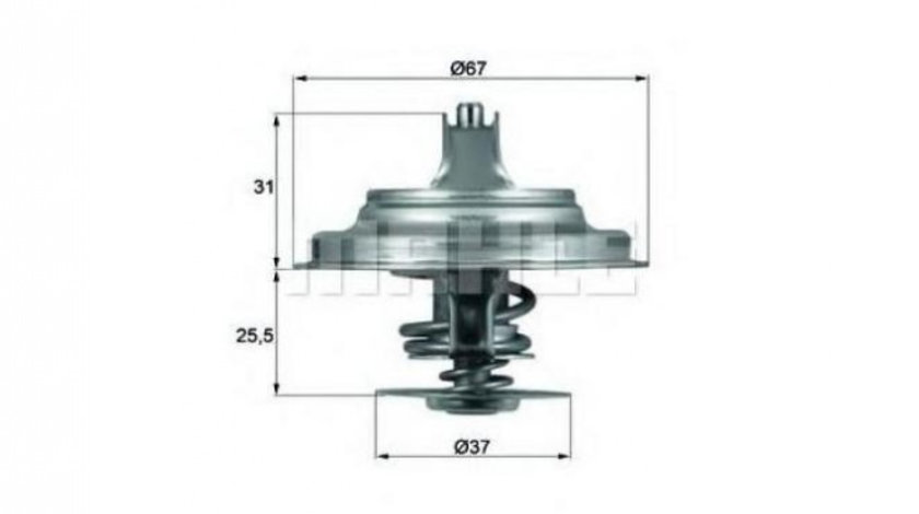 Termostat Audi AUDI A4 (8EC, B7) 2004-2008 #2 035121113A