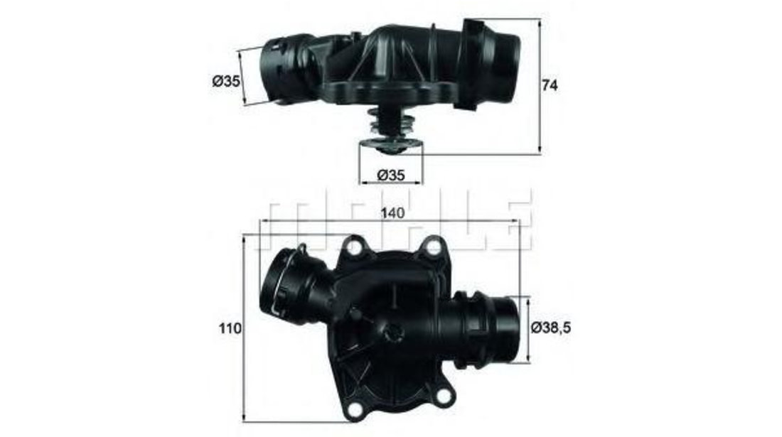 Termostat BMW 3 Touring (E46) 1999-2005 #2 11512354056