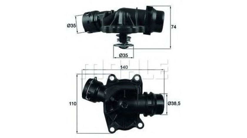 Termostat BMW 7 (E38) 1994-2001 #2 11512354056