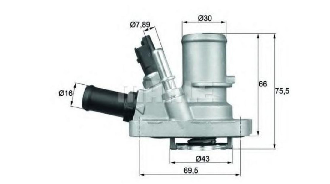 Termostat Fiat PANDA (312) 2012-2016 #2 41009088D