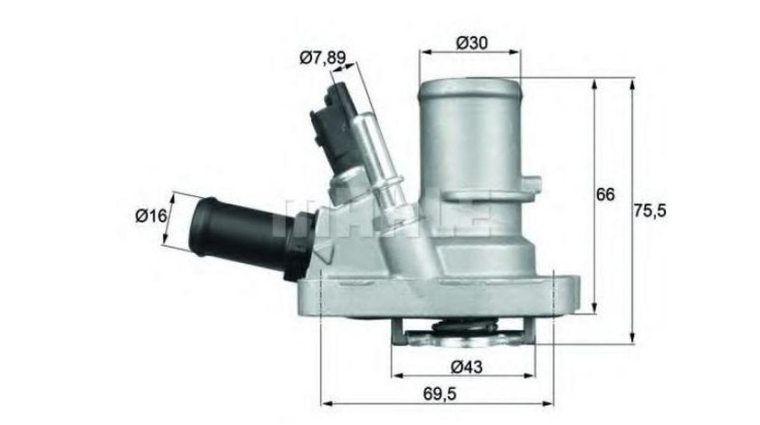 Termostat Fiat PUNTO (199) 2012-2016 #2 41009088D