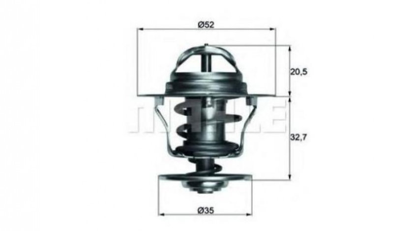 Termostat Ford FIESTA Mk III (GFJ) 1989-1997 #2 1001993