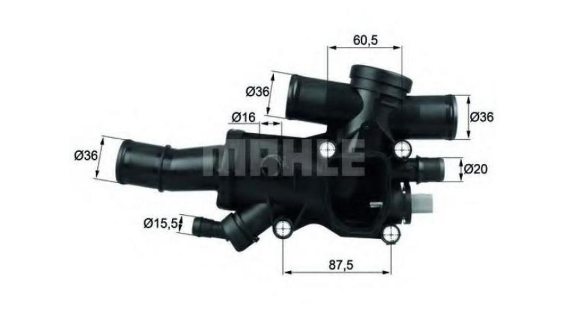 Termostat Ford FOCUS II (DA_) 2004-2016 #2 1251116