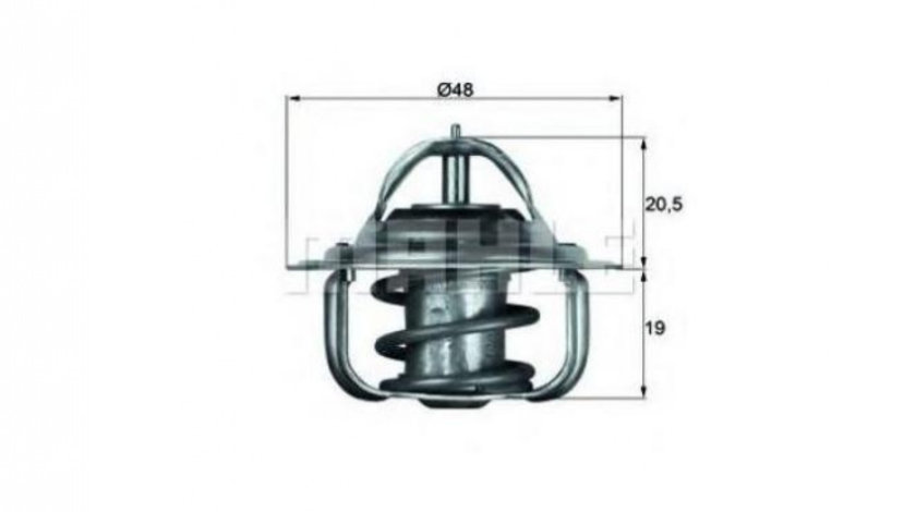 Termostat Ford SIERRA (GBG, GB4) 1987-1993 #2 1338042