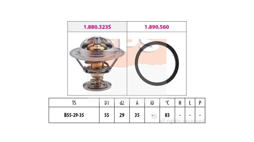 Termostat Hyundai LANTRA Mk II combi (J-2) 1996-2000 #2 063337