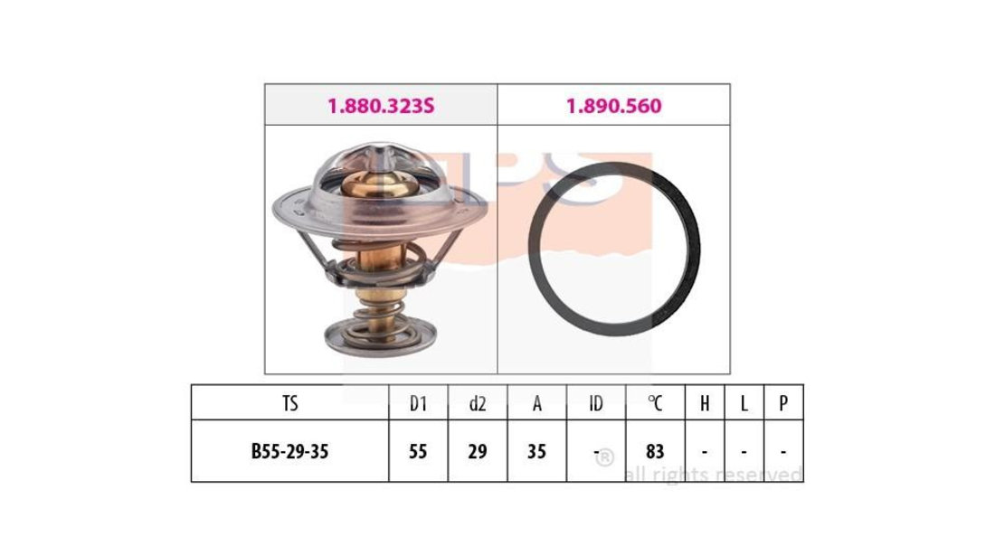 Termostat Kia PREGIO bus 1995-2004 #2 063337