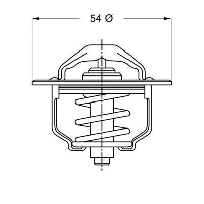 Termostat,lichid racire (310379 WAHLER) LANCIA